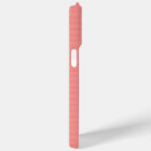 ピーチカラートーンエレガントモノグラモダンム名 Case-Mate iPhoneケース (裏面 / 右)