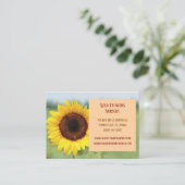 ピーチガーデナーランドシャープヒマワリ 名刺 (スタンド正面)