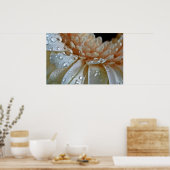 ピーチガーベラ ポスター (キッチン)