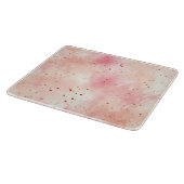 ピーチガーリーピンク抽象芸術 カッティングボード (角)