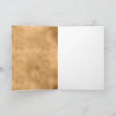 ピーチガーリー金ゴールドヒョウグリッター カード (内部)