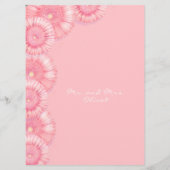 ピーチキクの誓のリニューアル10年招待状 メニュー (裏面)