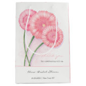 ピーチキクブライダルシャワー ミディアムペーパーバッグ (正面)