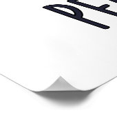 ピーチキングおもしろいピーチプン ポスター (角)