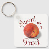 ピーチキーチェーン キーホルダー (正面)