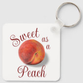 ピーチキーチェーン キーホルダー (裏面)