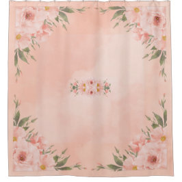 ピーチキーン シャワーカーテン