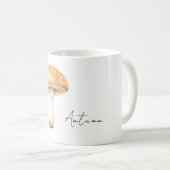 ピーチクリームきのこ コーヒーマグカップ (正面右)