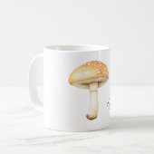 ピーチクリームきのこ コーヒーマグカップ (正面左)
