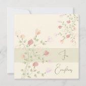 ピーチクリームとピンク サンキューカード (裏面)