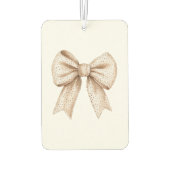 ピーチクリームの弓 カーエアーフレッシュナー (裏面)