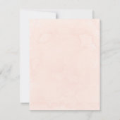 ピーチクリームアジンジスブランチ&バブリー招待状 招待状 (裏面)