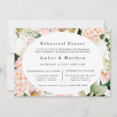 ピーチクリームアジンジーズチューリップリハーサルディナー 招待状 (正面)