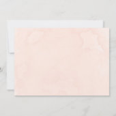 ピーチクリームアジンジーズチューリップリハーサルディナー 招待状 (裏面)