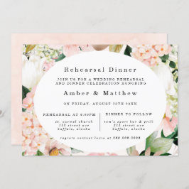 ピーチクリームアジンジーズチューリップリハーサルディナー 招待状