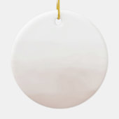 ピーチクリームグリッターグリッジパイナップルスパークル セラミックオーナメント (裏面)