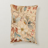 ピーチクリームコテージコアウォーターフローラ アクセントクッション (裏面(縦))