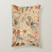 ピーチクリームコテージコアウォーターフローラ アクセントクッション (正面(垂直))
