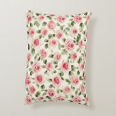 ピーチクリームピンクローゼスフローラ アクセントクッション (裏面(縦))