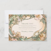 ピーチクリーム開花結婚ズ サンキューカード (正面)