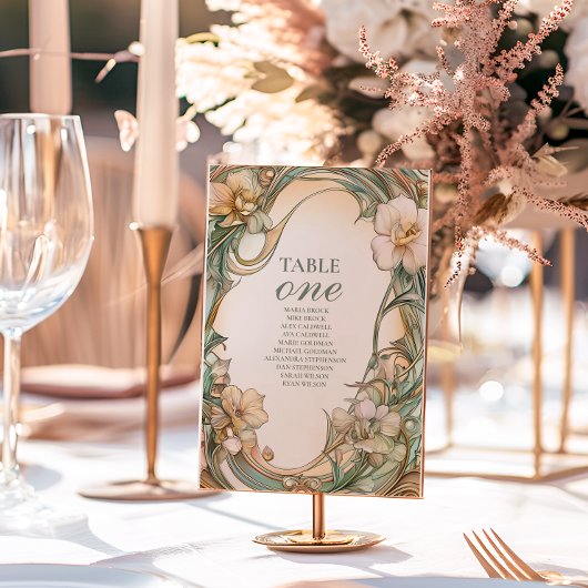 ピーチクリーム開花結婚ズ テーブルナンバー