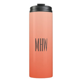 ピーチグラディエントカスタムモノグラムタンブラー タンブラー