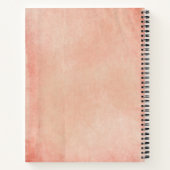 ピーチグランジボホフローラコカットー ノートブック (裏面)