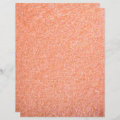 ピーチグリッターテクススクラップブック紙 (正面/裏面)