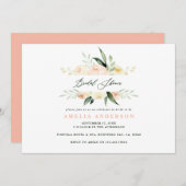 ピーチグリーンウォーター色フローラブライダルシャワー (正面/裏面)