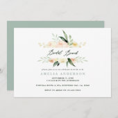 ピーチグリーンウォーター色フローラブライダルブランチ (正面/裏面)