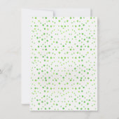 ピーチグリーンタコブトゥーセカンドバースデー招待状 招待状 (裏面)