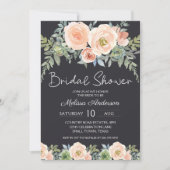 ピーチグリーンネイビーパステルフローラブライダルシャワー (正面)