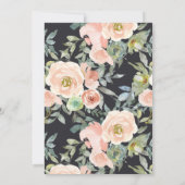 ピーチグリーンネイビーパステルフローラブライダルシャワー (裏面)