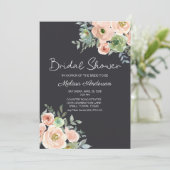 ピーチグリーンネイビーパステルフローラブライダルシャワー (スタンド正面)