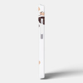 ピーチグリーン投げ花離れの花 Case-Mate iPhoneケース (裏面 / 左)