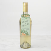 ピーチグリーン結婚ズ春パステル ボトルネックタグ (ボトル)