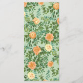 ピーチグリーン結婚ズ春パステル メニュー (裏面)