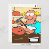 ピーチコブラおもしろいーLTCartoons ポストカード (正面/裏面)