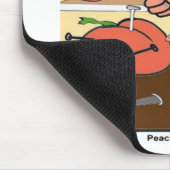 ピーチコブラおもしろいーLTCartoons マウスパッド (コーナー)