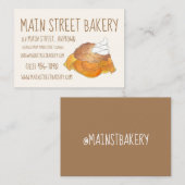 ピーチコブラーサザンベーカリーパティシシェフ 名刺 (正面/裏面)