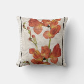ピーチコーラルウォーター色アジアフローララン クッション (正面)