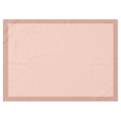 ピーチコーラルグレープレイドテーブルクロスfor Cozy Decor テーブルクロス (正面(横))