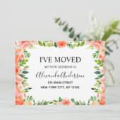 ピーチコーラルフローラの移動告知 招待状 (スタンド正面)