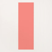 ピーチコーラルメタリックエレガント抽象芸術シかわいらしック ヨガマット (裏面)