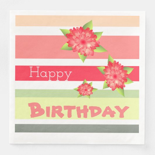 ピーチコーラルライムグリーンアンドレッド (正面)