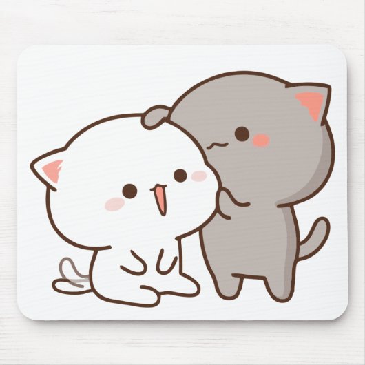 ピーチゴマラブマウスパッド マウスパッド (正面)