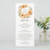 ピーチサマーディナーまたはランチメニュ結婚ーのメニュー メニュー (スタンド正面)