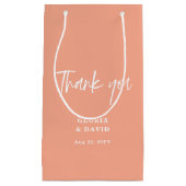 ピーチサンキュー結婚ズ スモールペーパーバッグ (正面)