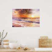 ピーチサンセット ポスター (キッチン)