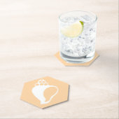 ピーチシェル紙コースター ペーパーコースター (インサイチュ)